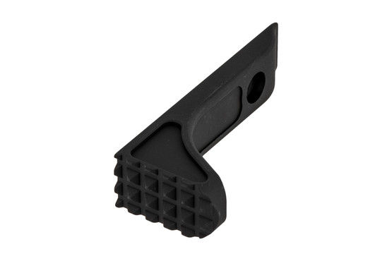 The Timber Creek Outdoors Black M-LOK Rugged Barrier Stop features a textured front